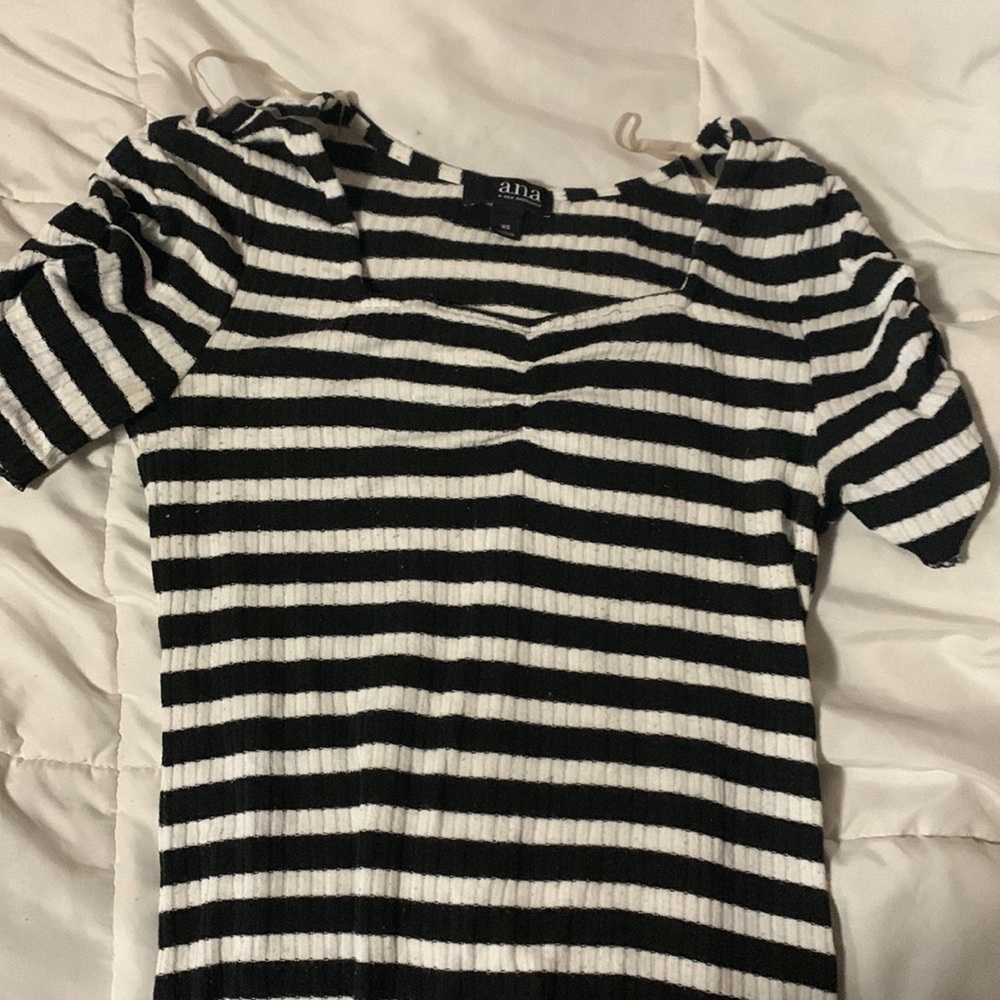 Black and white a.n.a stripped shirt size XS.